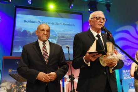 Antoni Piechniczek po odebraniu lauru/fot. zywiec.pl